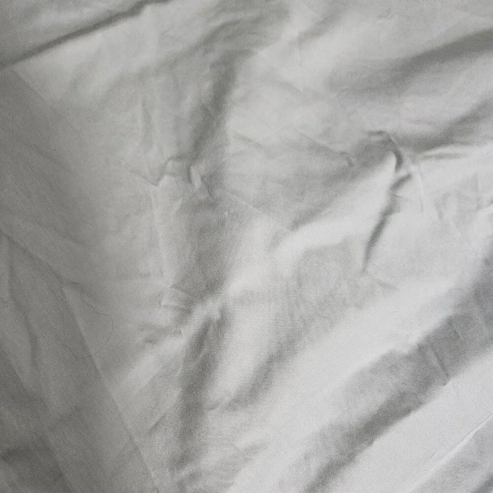 Sleep Number Flat Sheet Split King 37.5 Cooling Light Blue Stretch OEKO-TEX Bed